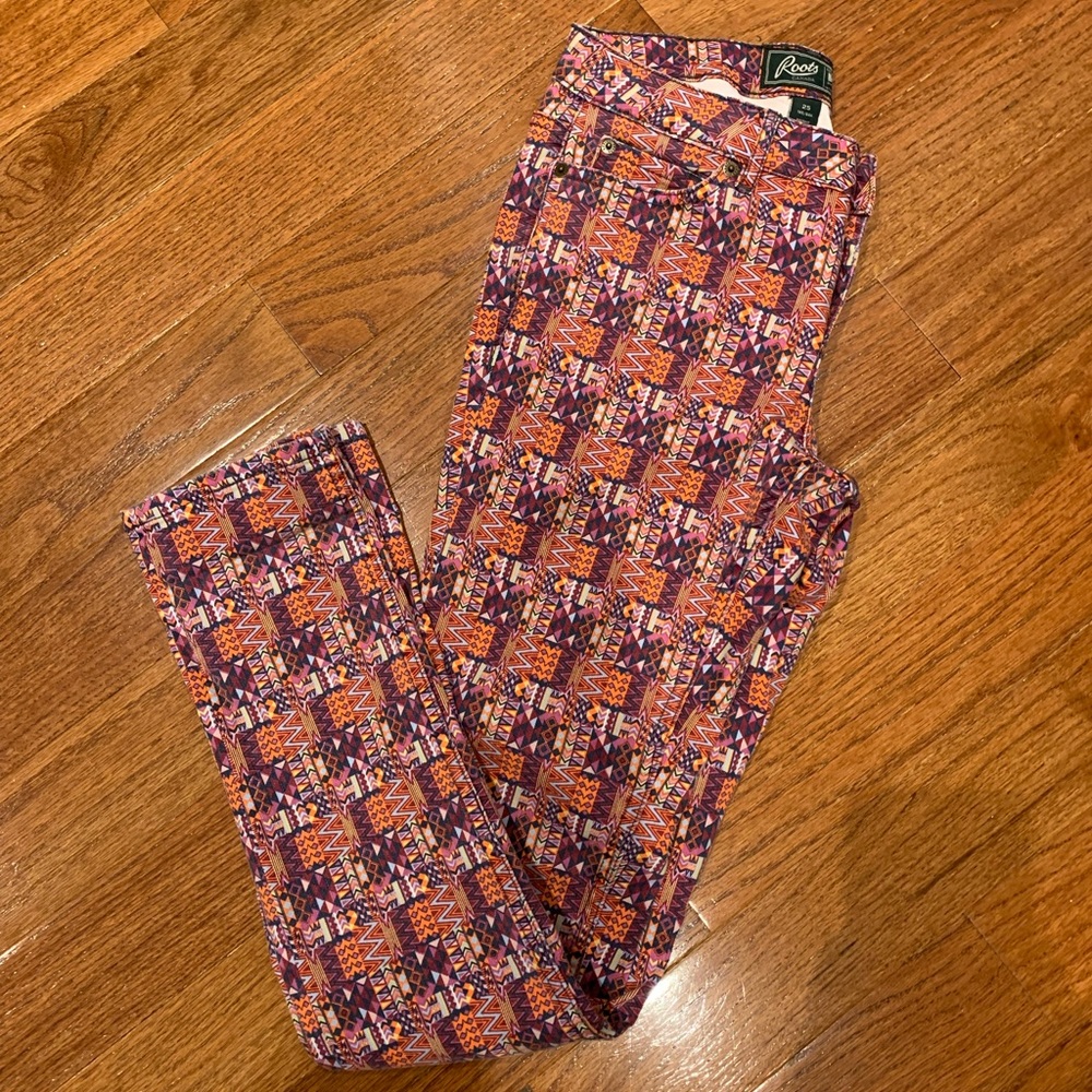 Roots Aztec Print Jeans 25